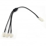 2pin molex 3.8mm male to 3 female splitter cable 